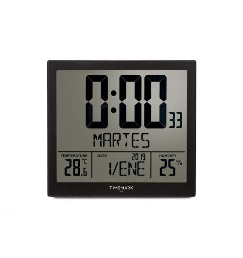 despertador digital con digitos grandes timemark