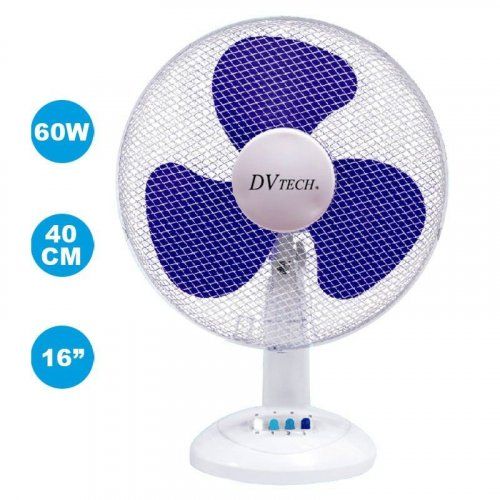 dvtech dv 407 ventilador electrico mesa 12 45w