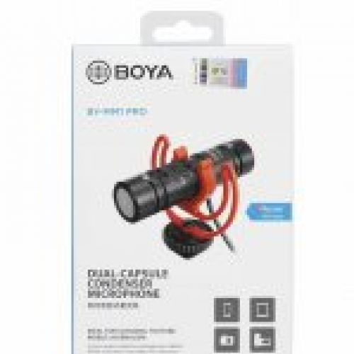 BOYA BY MM1 PRO shotgun microfoon in verpakking scaled
