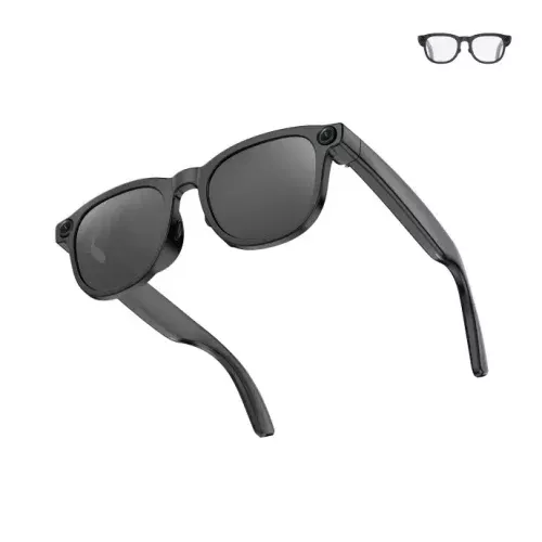 gafas inteligentes ia ksix spectrum 8mp full hd 1080p 30 fps alm interno 4gb app heycyan anti shake negro