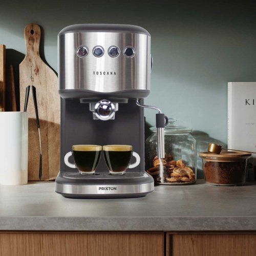 CAFETERA TOSCANA ESPRESO AUTOMATICA DESAYUNO COCINA HOGAR PRIXTON