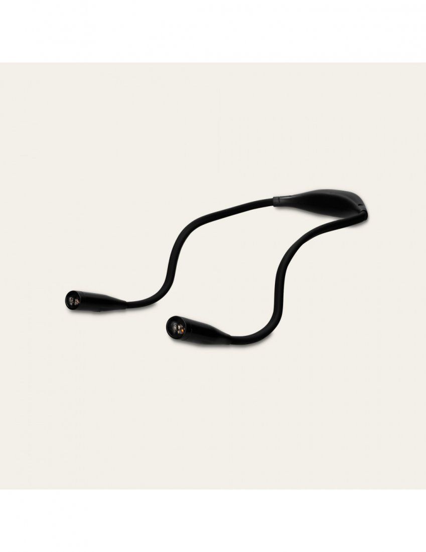 lampara led de lectura ksix para cuello 3 modos de luz ergonomica hasta 20h de autonomia