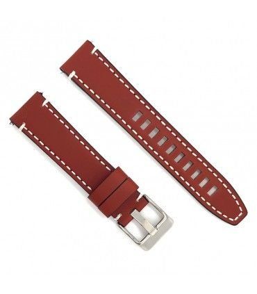 correas de reloj artesanal de cuero envejecido ref 414