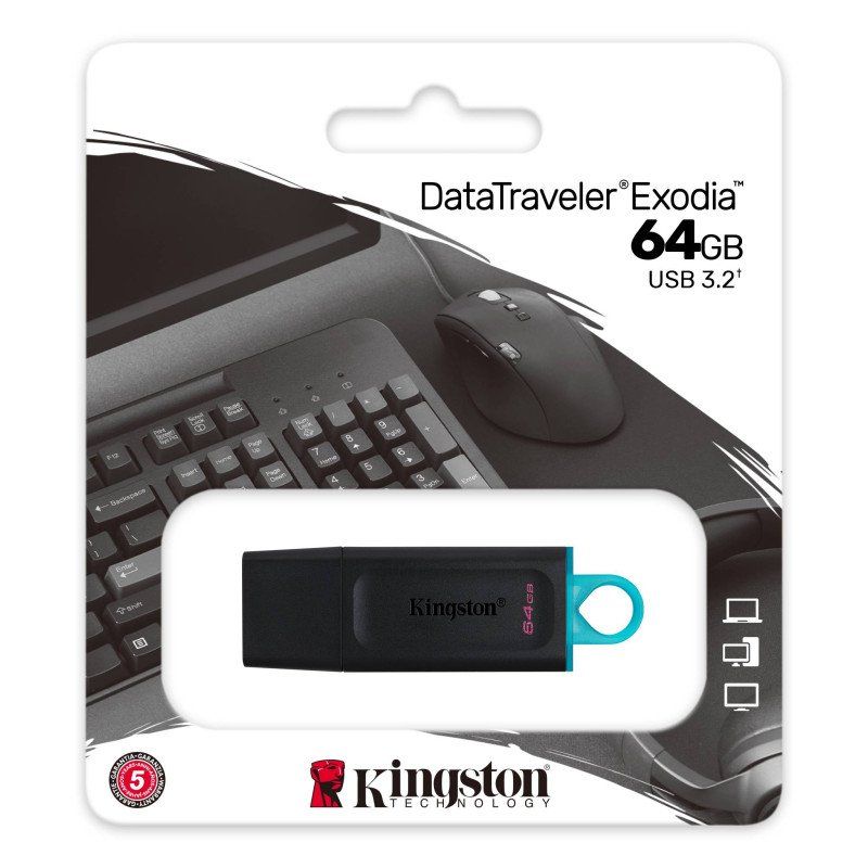 kingston datatraveler exodia memoria usb 64gb