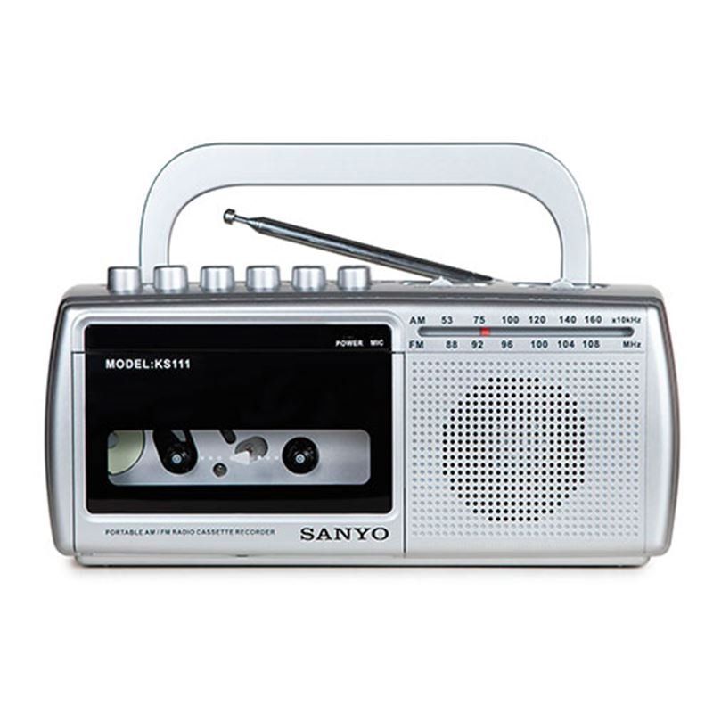 sanyo ks111 reproductor radio cassette portatil